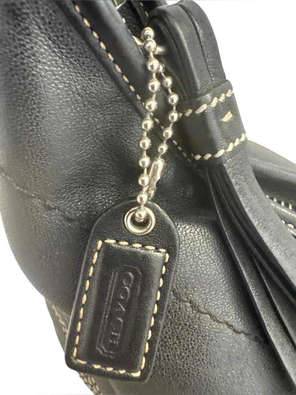 Coach Black Leather Vintage Mini Hobo Y2K Soho hobo Shoulder Bag EUC 8A01
